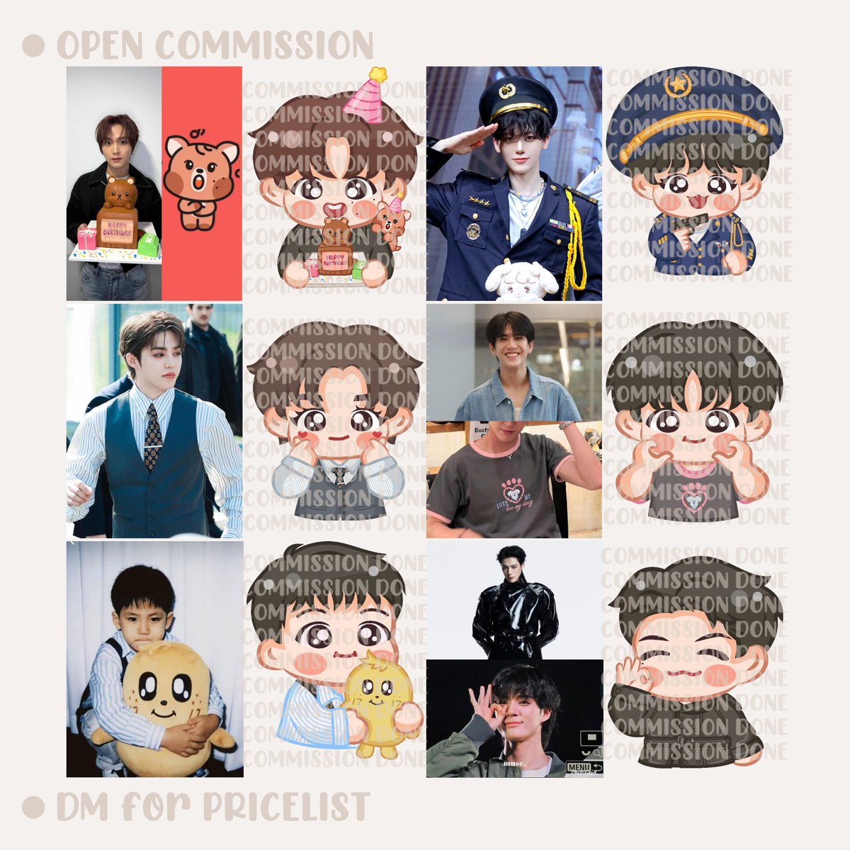 📍OPEN COMMIS CHIBI (PLS MT AFTER DM) tweet media