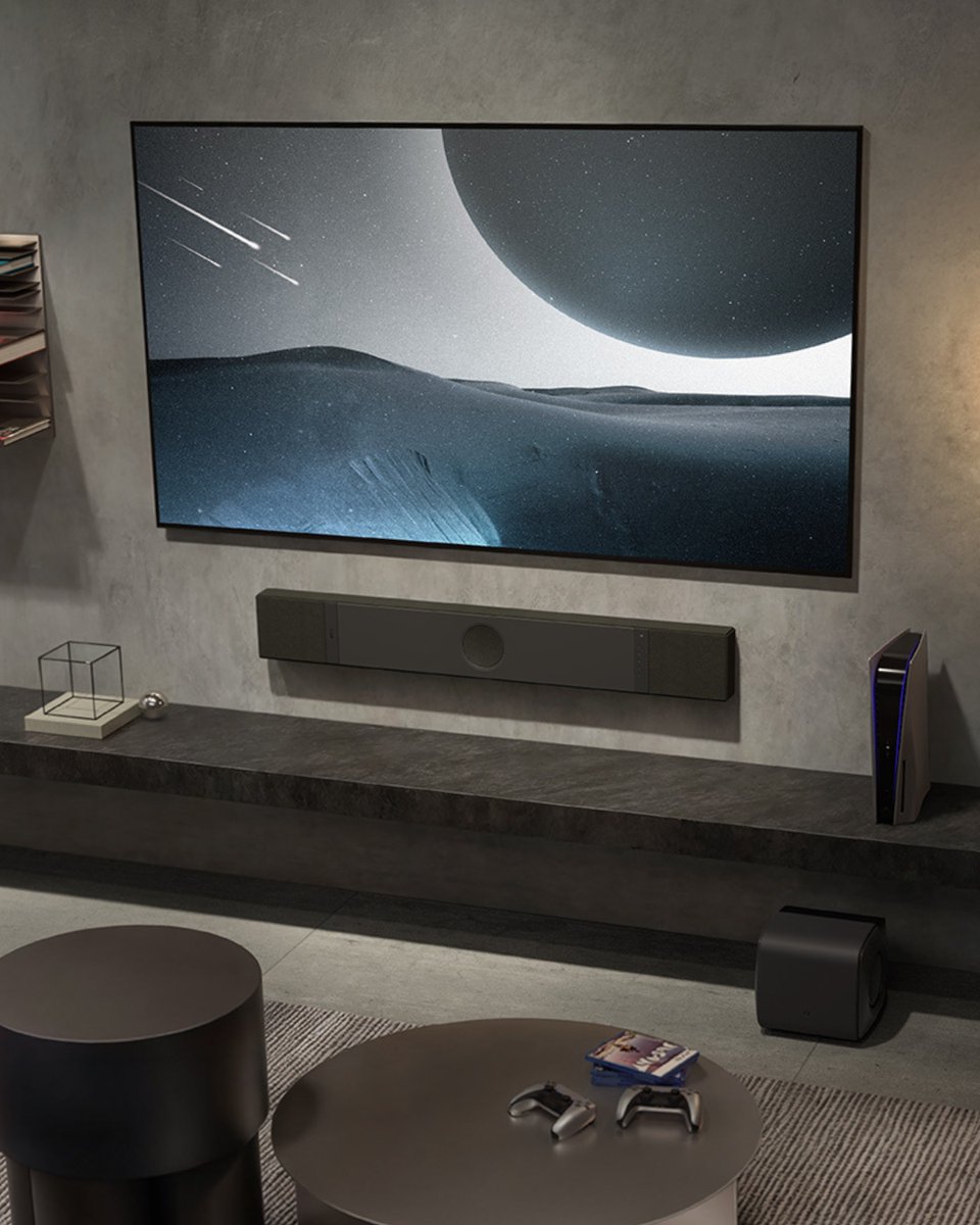 Ready to level up your gaming setup?

Step 1️⃣: Ditch your TV speakers. 
Step 2️⃣: Let Dolby Atmos place sounds all around you
Step 3️⃣: Choose your mode: FPS, Racing, or RPG, your soundbar adapts.

Read more: kef.world/2k2y