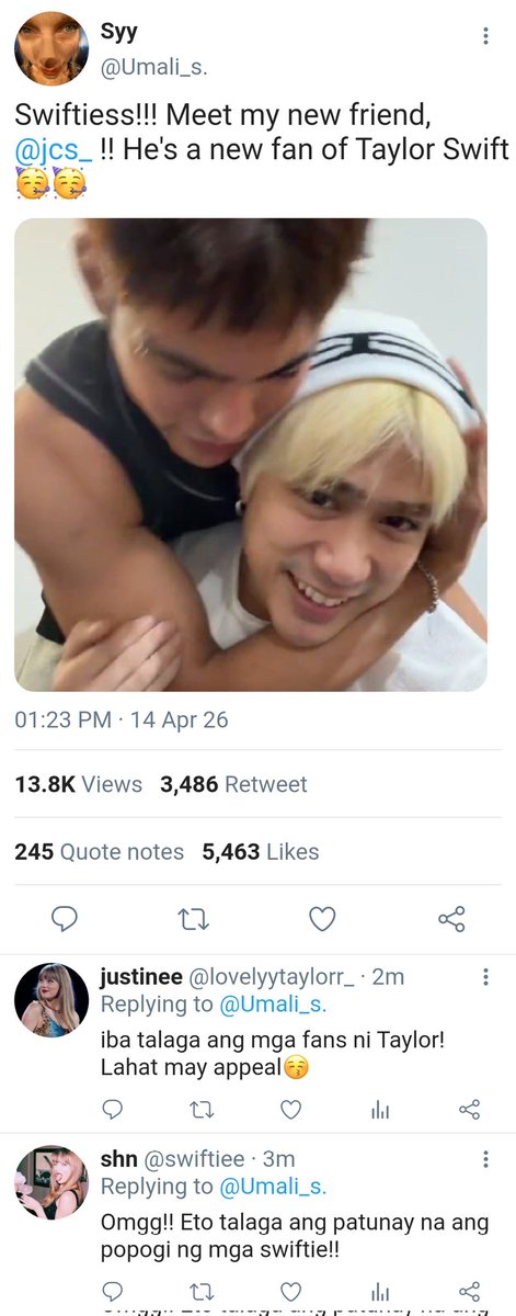 slyvstr_'s tweet photo. Ruin The FRIENDSHIP — series 02
New friend of Syren🥳
#stelljun #SyVen naks may shipname na HAHAHA
rtf 01. https://t.co/6jctSklmxg
