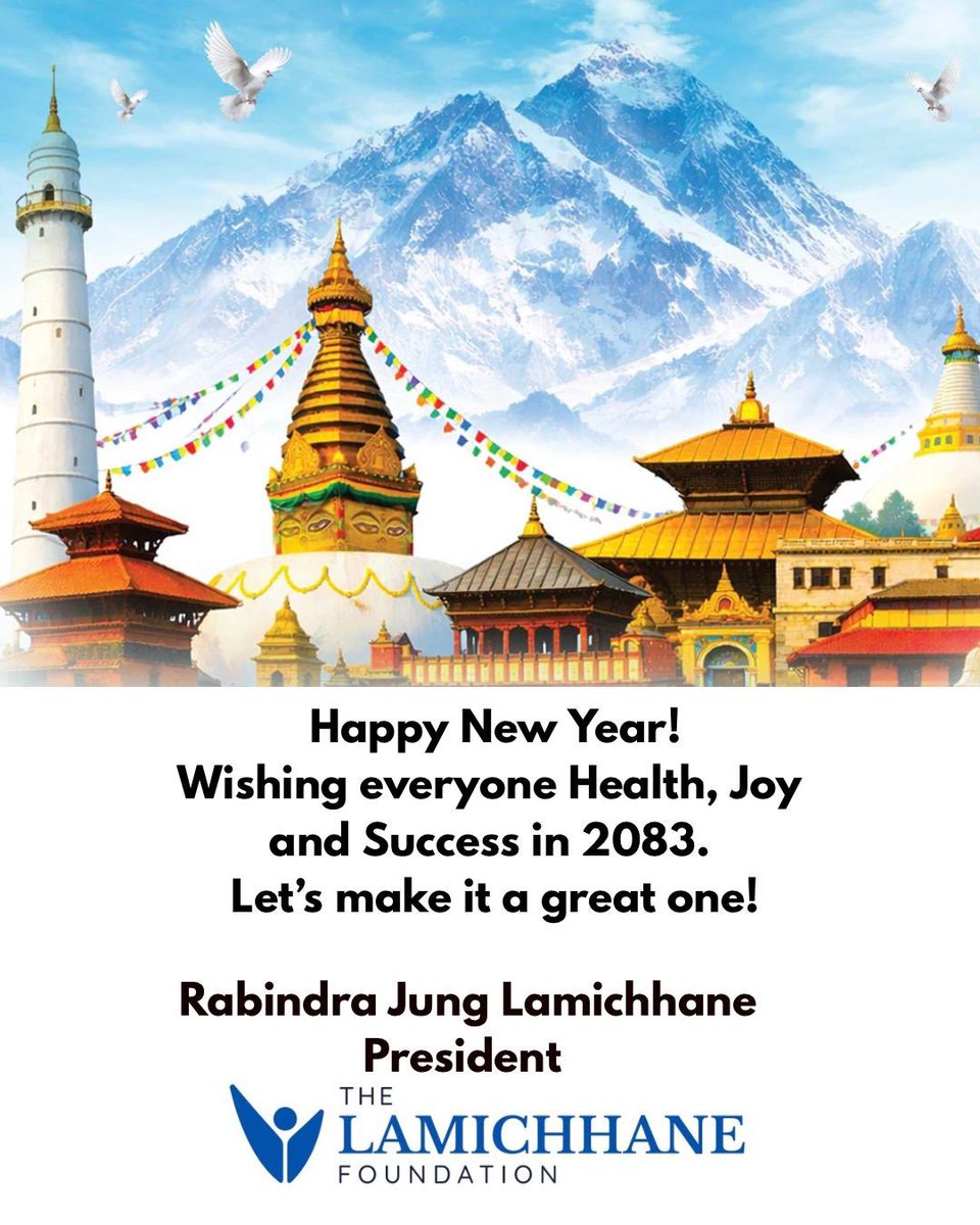 TLFoundation_22's tweet photo. Nepal is celebrating Happy New Year, wishing you all a very prosperous Nepali New Year 2083! https://t.co/lFJlni3vIc