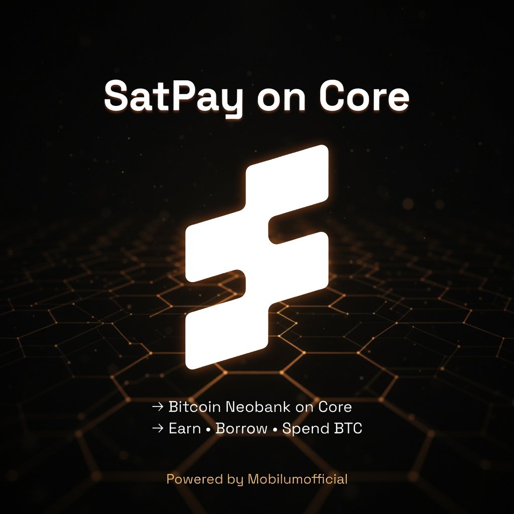 CoreDao_Hausa's tweet image. 1/
Mun riga mun yi magana yadda CoreDAO ke gina tsarin revenue da buybacks na $CORE a 2026.

Yanzu mu duba wani muhimmin bangare:

SatPay → Bitcoin neobank da aka gina akan Core

Manufarsa:

Sauƙaƙa → Bitcoin Standard, wato rayuwa da Bitcoin a yau da kullum.