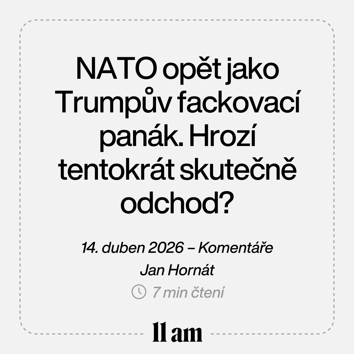 11am - Newsletter pro klíčová rozhodnutí tweet media