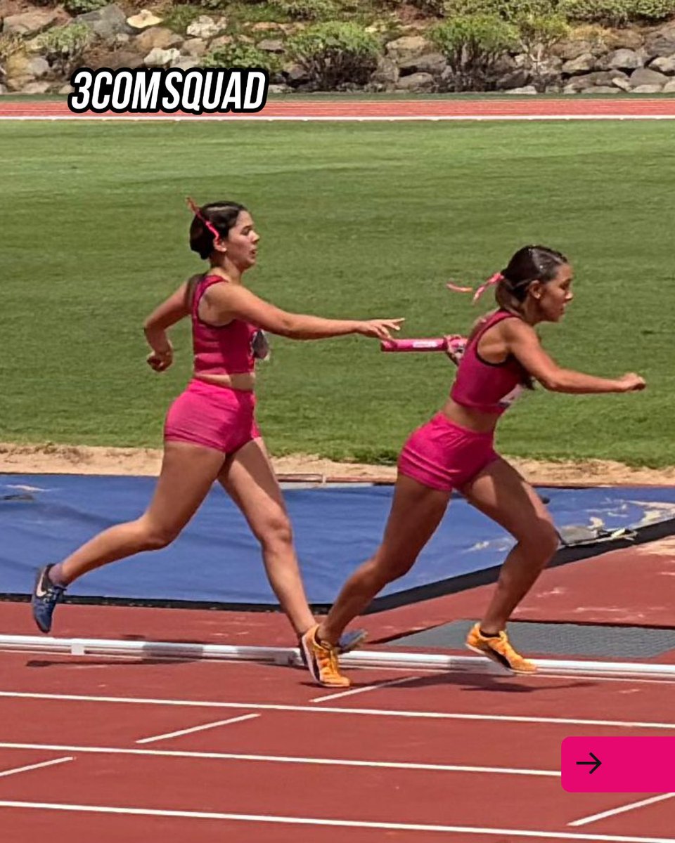 3comsquad's tweet photo. 🏃‍♀️ 3COM Squad cierra la II jornada de la Liga Canaria de Clubes con un gran 8º puesto general y 3º equipo de Gran Canaria. 

📈 Marcas personales y mejora global; mención a Alexia (3km marcha) e Isabel (800m) y 6º en el 4x400. 

#3COMSquad #MareaRosa https://t.co/wZlSfhZhsm