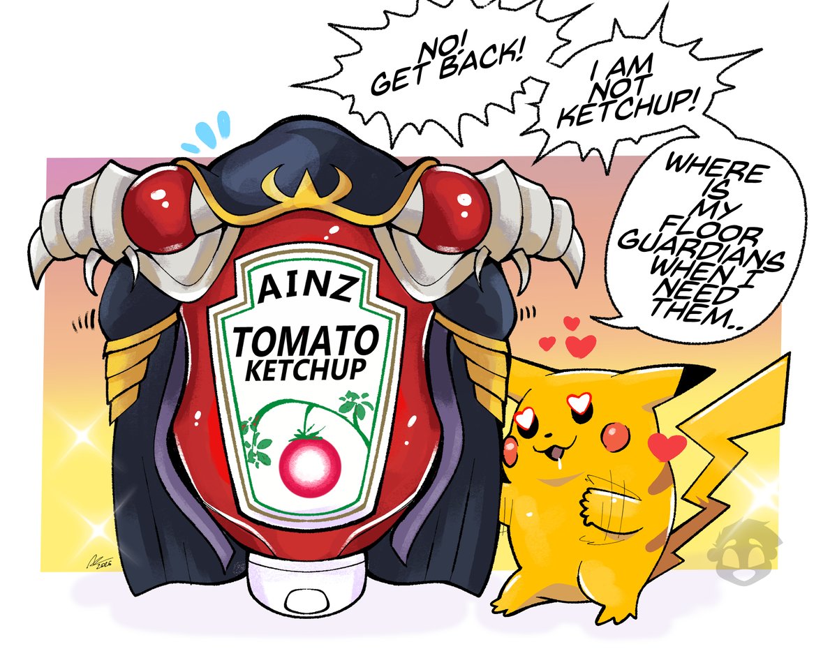 therealottendo's tweet image. Quick Heinz er I mean Ainz Ooal Gown Pic XD
#Overlord #オーバーロード #Pokémon