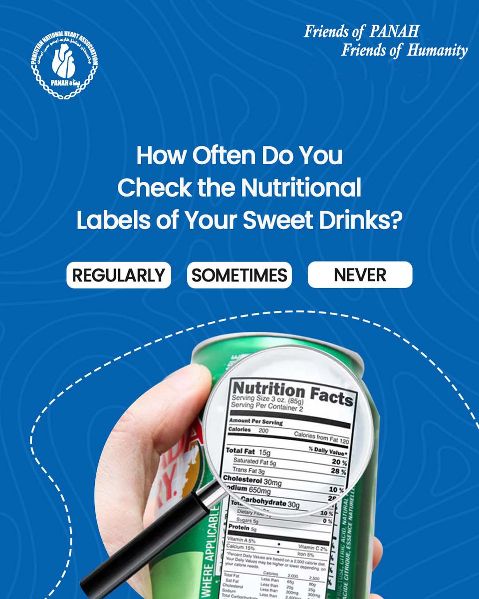 Do you really know what’s in your favorite sweet drinks?
Most of us enjoy them…but don’t always check the labels!
Your daily choices matter. Taking a moment to read nutrition facts can help you make healthier decisions for your heart and overall well-being.