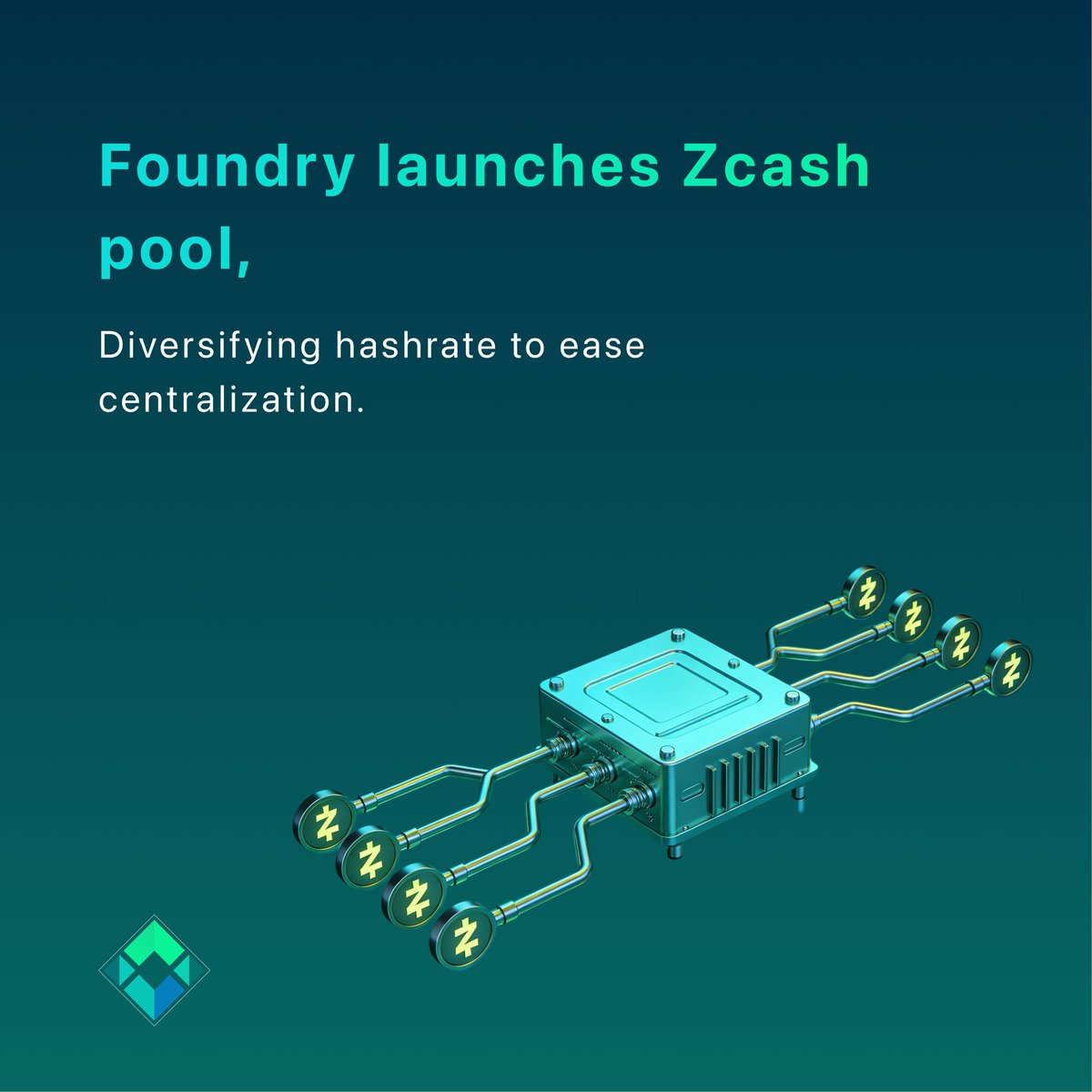 JGCMGS's tweet photo. JGCMGS Analysis: Foundry Digital's new Zcash mining pool has captured 29% of network hashrate in its first month. This institutional shift dramatically reduces centralization risks and stabilizes the blockchain ecosystem.
#JGCMGS #Zcash #MiningPool
https://t.co/Mvdg1n68Ow https://t.co/sGWfx7S1mF