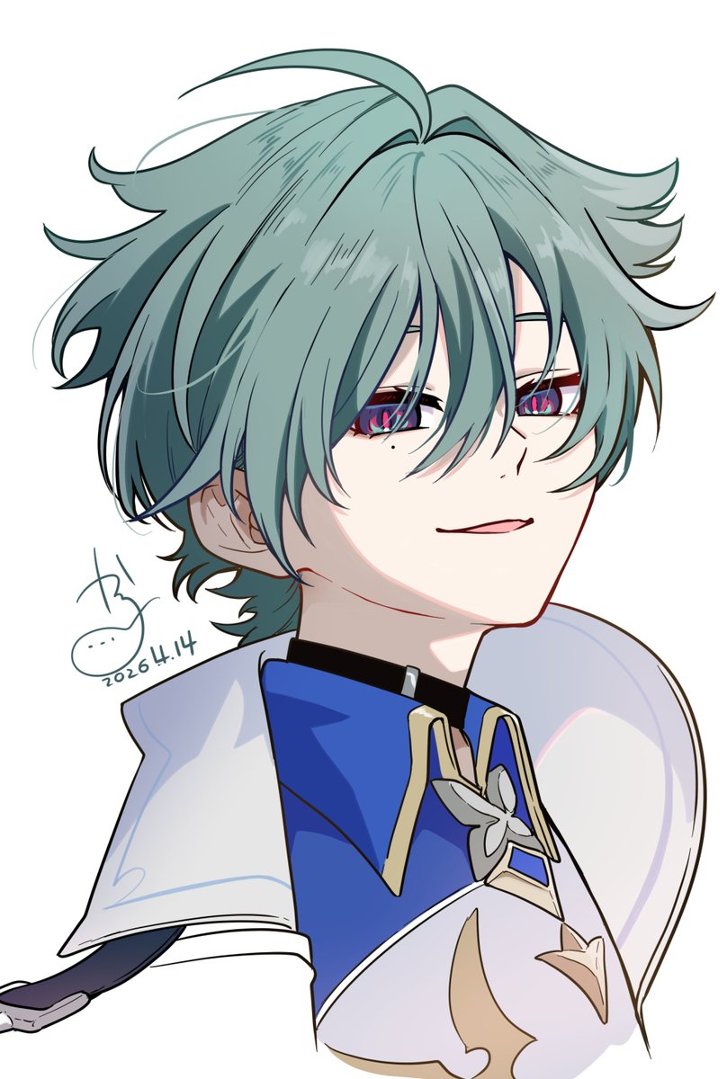 「#原神 #ローエン うっ…すき…」|かからのイラスト