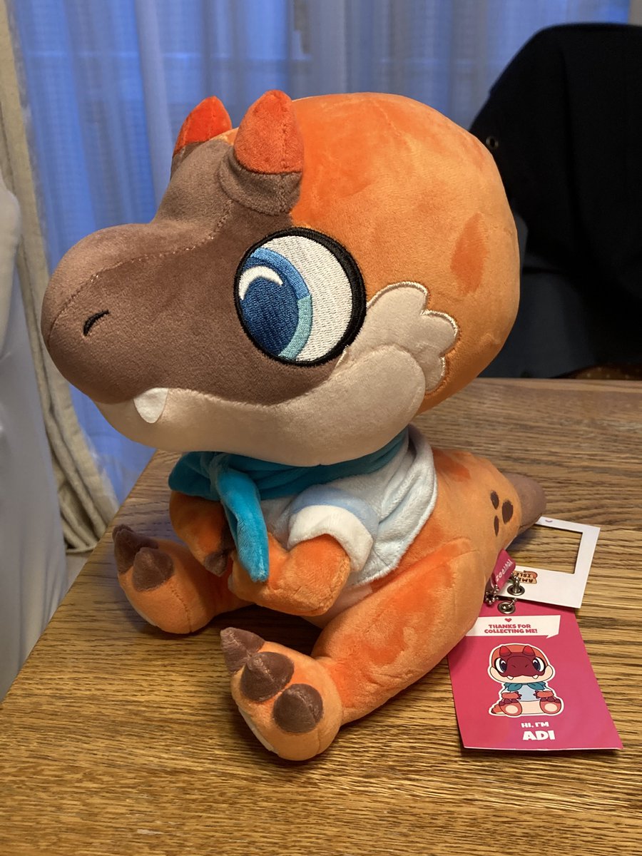 アディくんのぬいぐるみ届いた〜！！ようこそ日本へ！！

#Amberisle