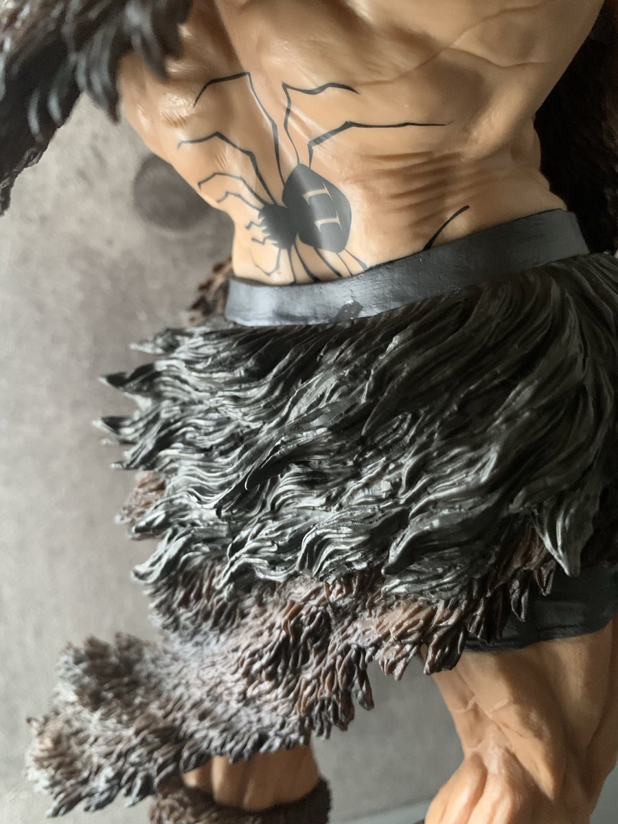 yakinakewanemui's tweet image. やっとこいつを我が家に迎えました。造形はもちろんこの筋肉💪
重厚感もヤバすぎです👏
ウボーさん来てくれて有難う🕷️🕷️🕸️
#hunterxhunter