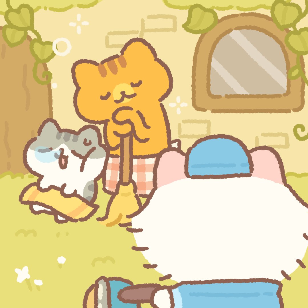 AML_Restaurant's tweet image. Shocking! A mass "strike" has occurred at Animal Restaurant?! 🐈

Now Chef Gumi is the only cat left to face a restaurant full of customers (Chef Gumi sighs.jpg).
Bosses, are your spring afternoons just as drowsy as theirs? 🌸💤
.
.
.
#AnimalRestaurant #SpringVibes #SleepyCats