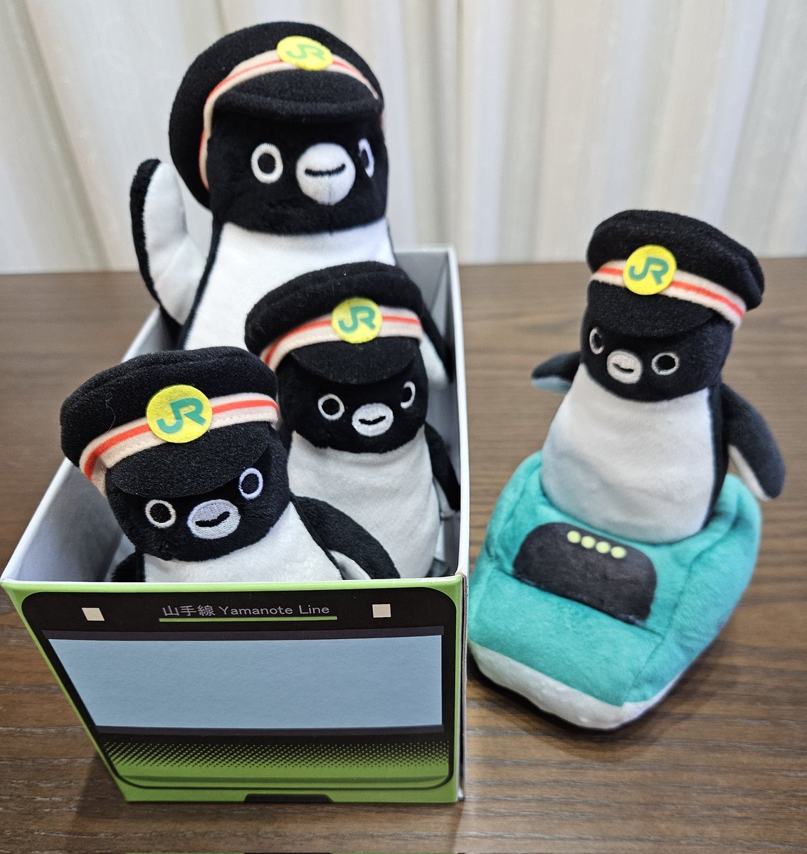 静かに入荷してた駅員ペンさんが到着しました🐧✨ようこそ〜😄