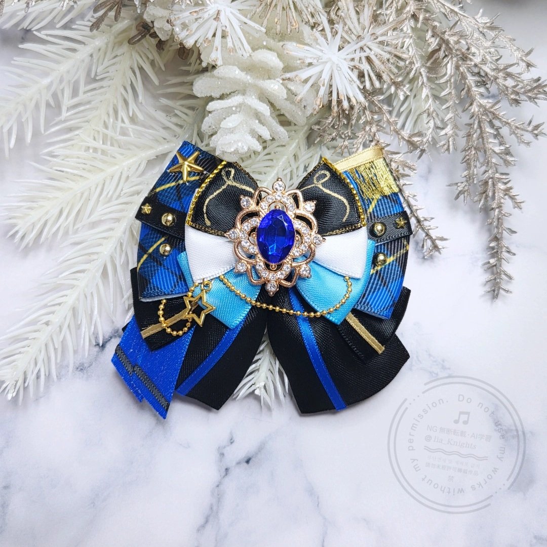 lia_Knights's tweet image. ︎🌟------------------🌟
    ぬいぐるみ用リボン
             Trickstar
︎🌟------------------︎🌟

 #LiAのハンドメイド
 #あんスタ手芸部
 #Melodia_260505_ﾌﾞﾘﾃﾞ