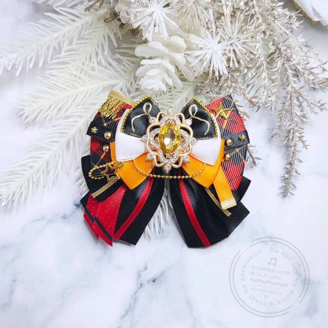 lia_Knights's tweet image. ︎🌟------------------🌟
    ぬいぐるみ用リボン
             Trickstar
︎🌟------------------︎🌟

 #LiAのハンドメイド
 #あんスタ手芸部
 #Melodia_260505_ﾌﾞﾘﾃﾞ