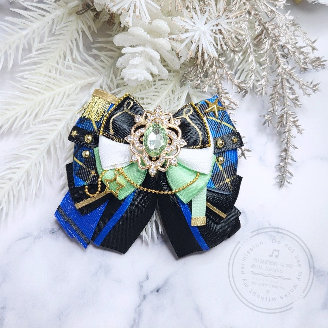 lia_Knights's tweet image. ︎🌟------------------🌟
    ぬいぐるみ用リボン
             Trickstar
︎🌟------------------︎🌟

 #LiAのハンドメイド
 #あんスタ手芸部
 #Melodia_260505_ﾌﾞﾘﾃﾞ