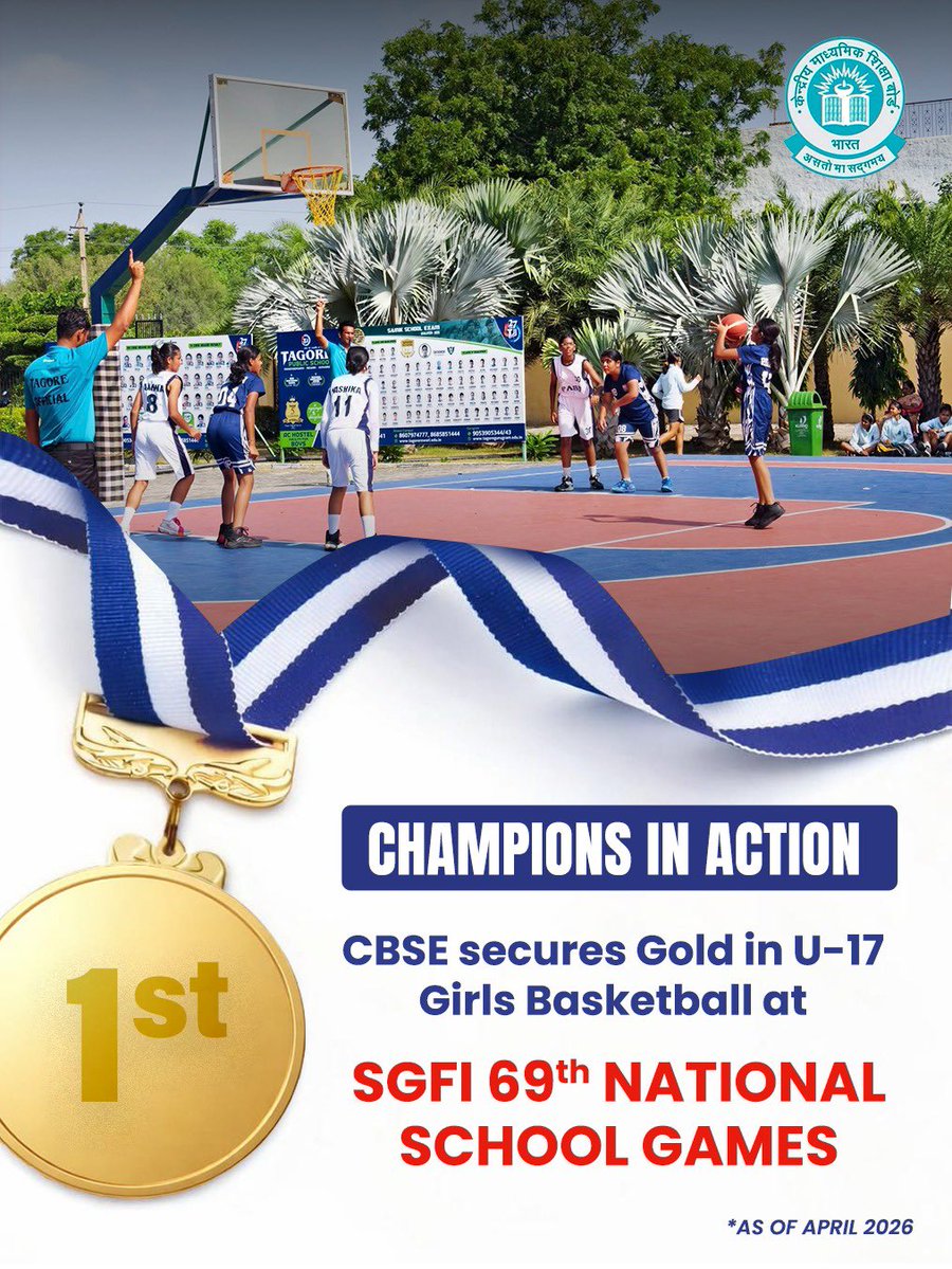 cbseindia29's tweet image. From school courts to national glory, this is what dedication looks like.

Every game you play, every effort you give, brings you closer to moments like these. 
Step up, train hard, and make your mark!

#CBSEGames #PlayToWin #StudentAthletes #SGFI #RiseAndShine