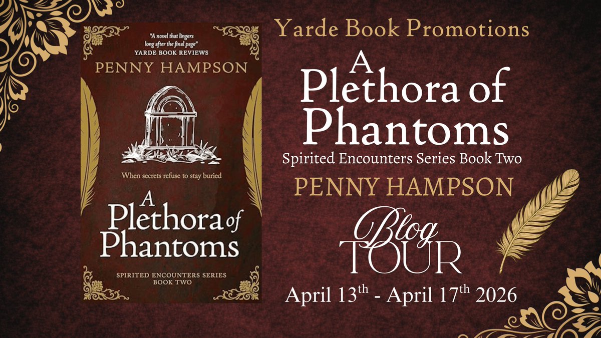 CaigJamie's tweet image. If you are looking for your next #ParanormalRomance then I recommend checking out A Plethora of Phantoms (Spirited Encounters Book 2) by Penny Hampson.

Read my ⭐️⭐️⭐️⭐️⭐️ #BookReview here:
thewhisperingbookworm.blogspot.com/2026/04/on-tou…

@penny_hampson @maryanneyarde