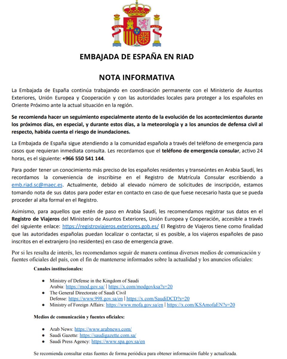 EmbEspaña en A.Saudí tweet media