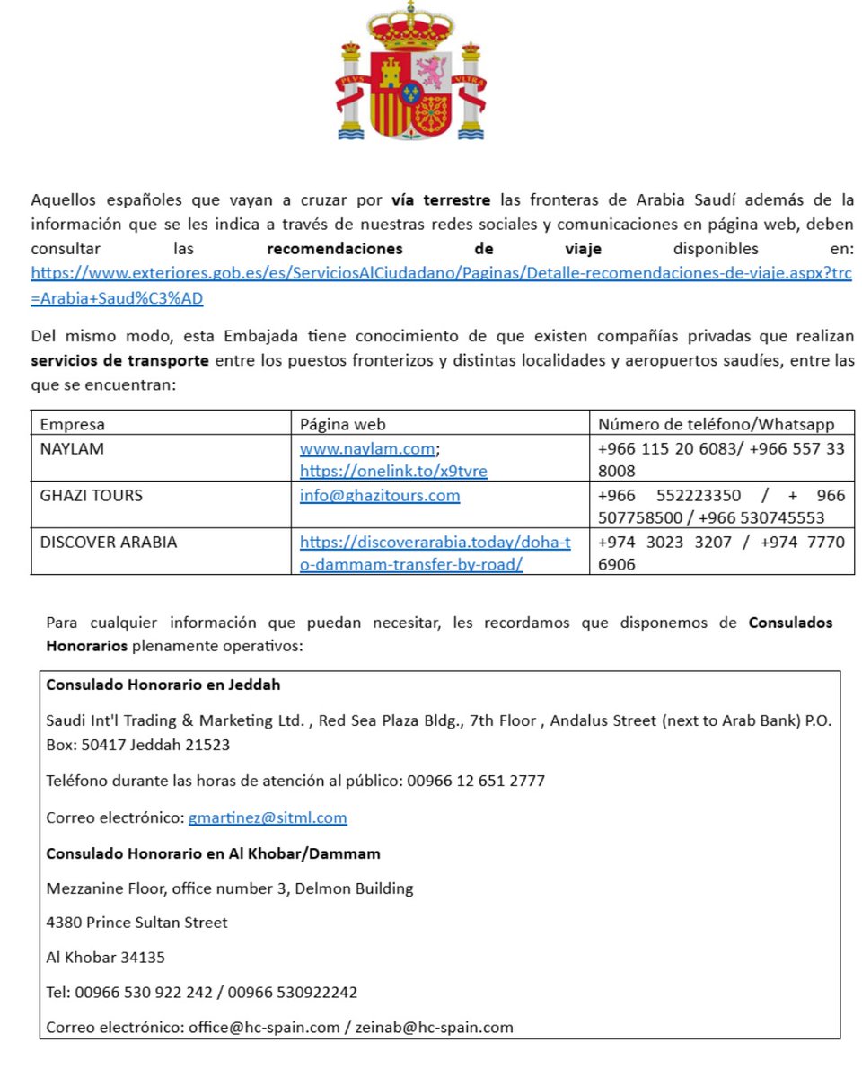 EmbEspaña en A.Saudí tweet media