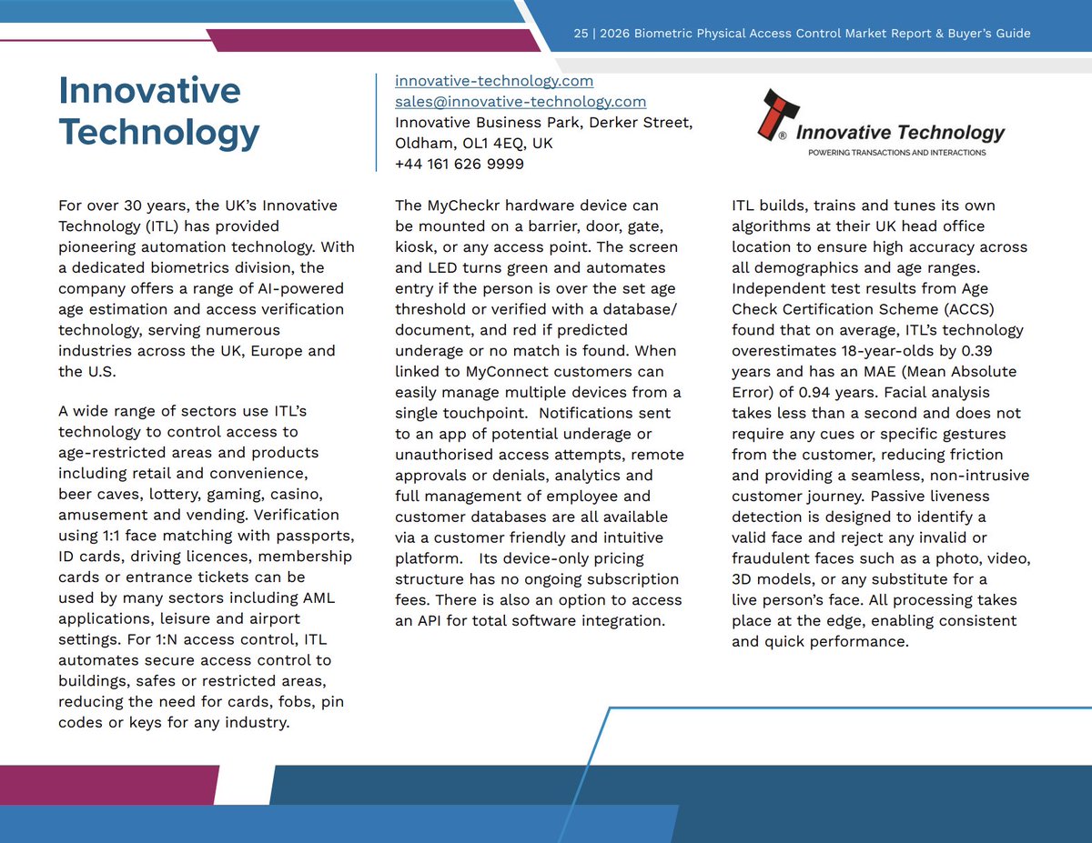 Innovative Technology Ltd - ITL tweet media
