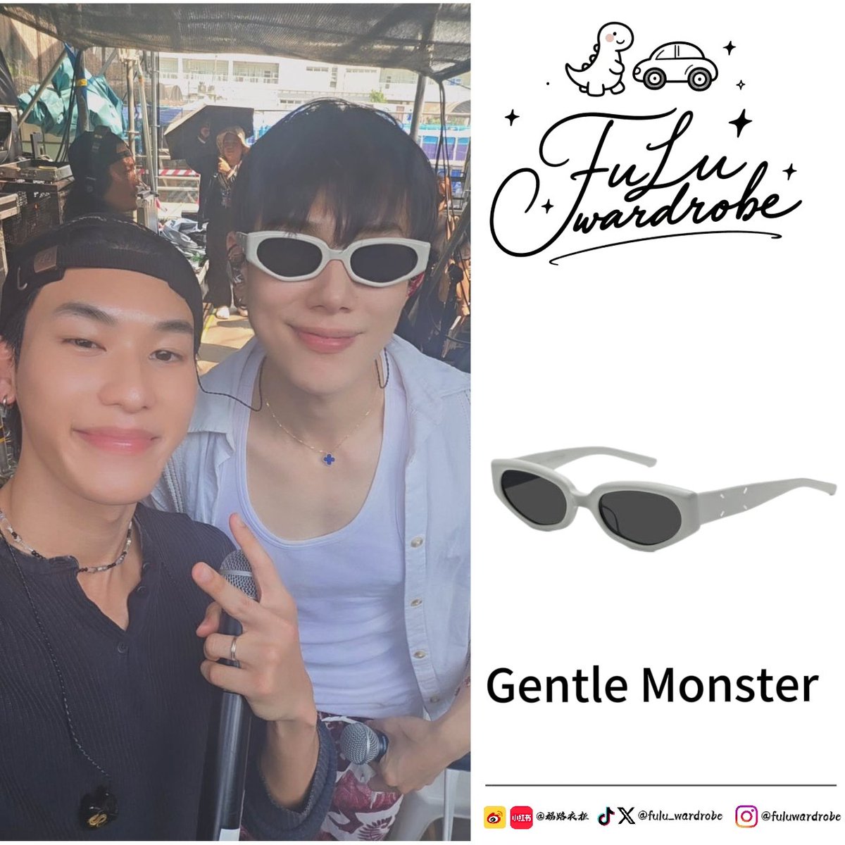 FuLu_Wardrobe's tweet image. 260414
福路 mix ig更新

蔡有福
墨镜:Gentle Monster
裤子:Artwork
鞋子:ADIDAS ​​​
@oueiija 

#DaouOffroad
#ต้าห์อู๋ #DAOU