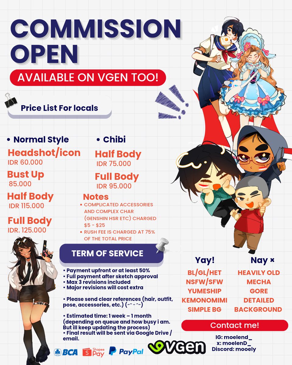 ──★ ˙ ̟lily | open commission 🥐🍎! tweet media