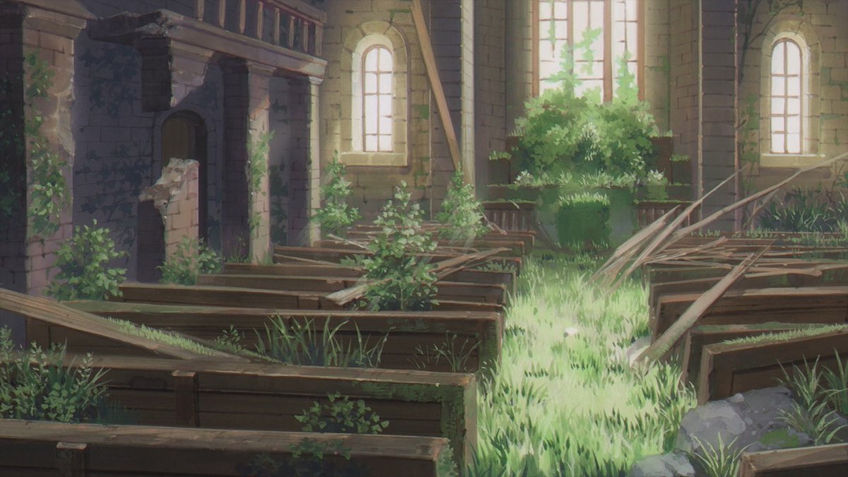 sylvainsarrailh's tweet photo. Sharing references: Background from Frieren / 葬送のフリーレン, AD Takagi Sawako, Madhouse https://t.co/JThDkEHKsd
