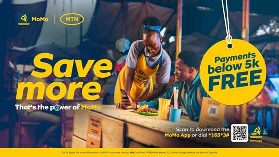 CapitalFMUganda's tweet image. It’s the small savings that add up big. 

Every payment is a chance to keep more in your pocket groceries, bills, or your everyday treats.

Tap into the MoMo App or dial *165*3# and feel the Power of MoMo.