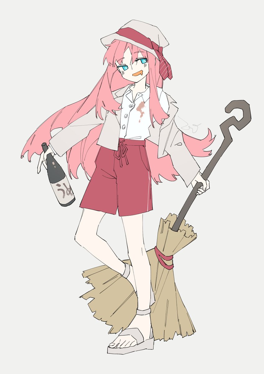 potg333's tweet image. 小中学生時代ボーボボと東方に脳を焼かれたから、可愛くてギャグっぽい変なキャラばっか作っちゃう