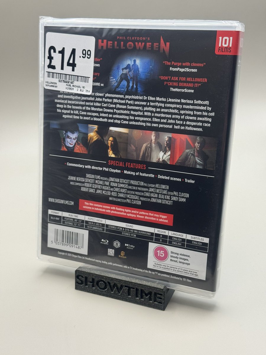jasonimpey's tweet image. Indie horror on physical media #helloween #indiefilm #horror #101films #bluray