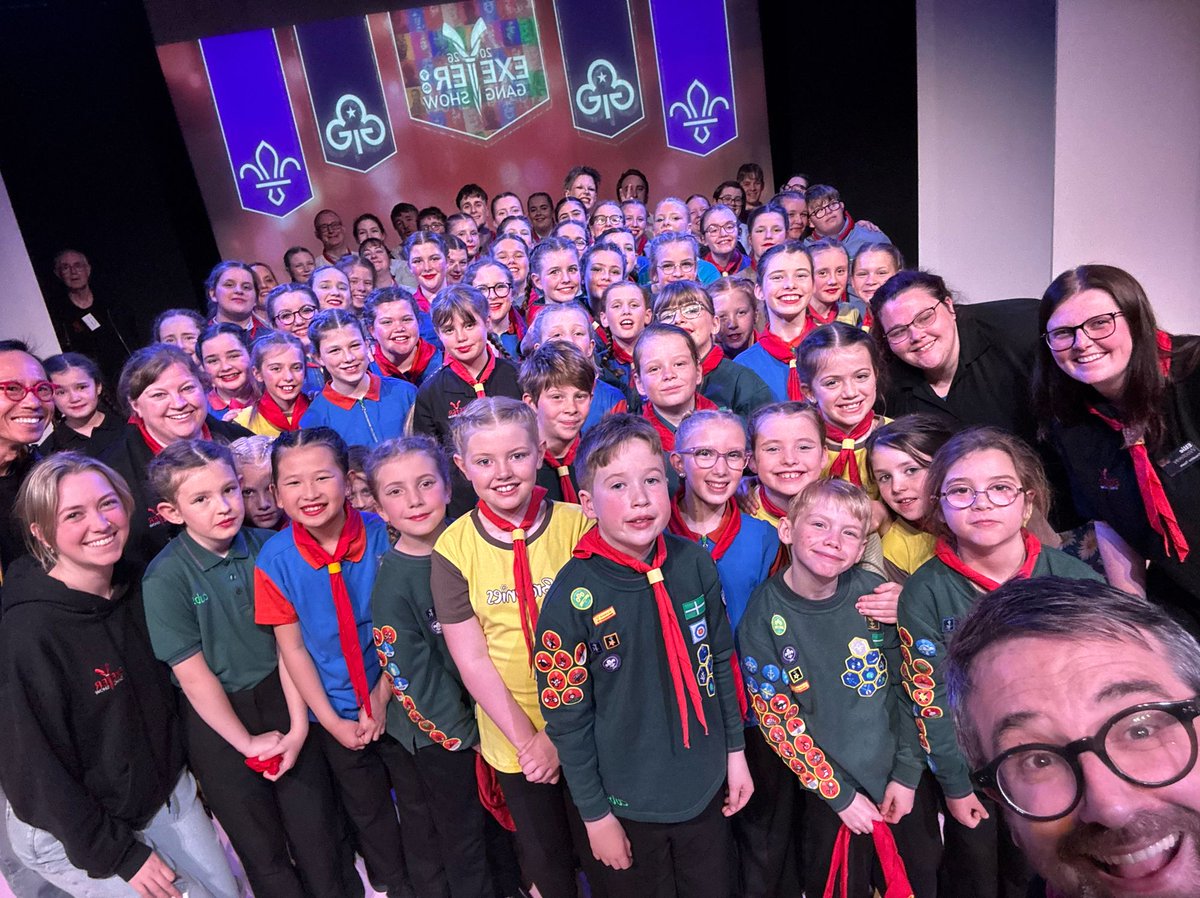 GangShowExeter's tweet photo. It was our first rehearsal in the Barnfield Theatre last night and this amazing ‘gang’ absolutely smashed it. 

Get your tickets now for an extraordinary evening of entertainment from Scouting and Guiding. 

Opens tomorrow

https://t.co/fgIyek0QKc https://t.co/kxuuDAqTOq