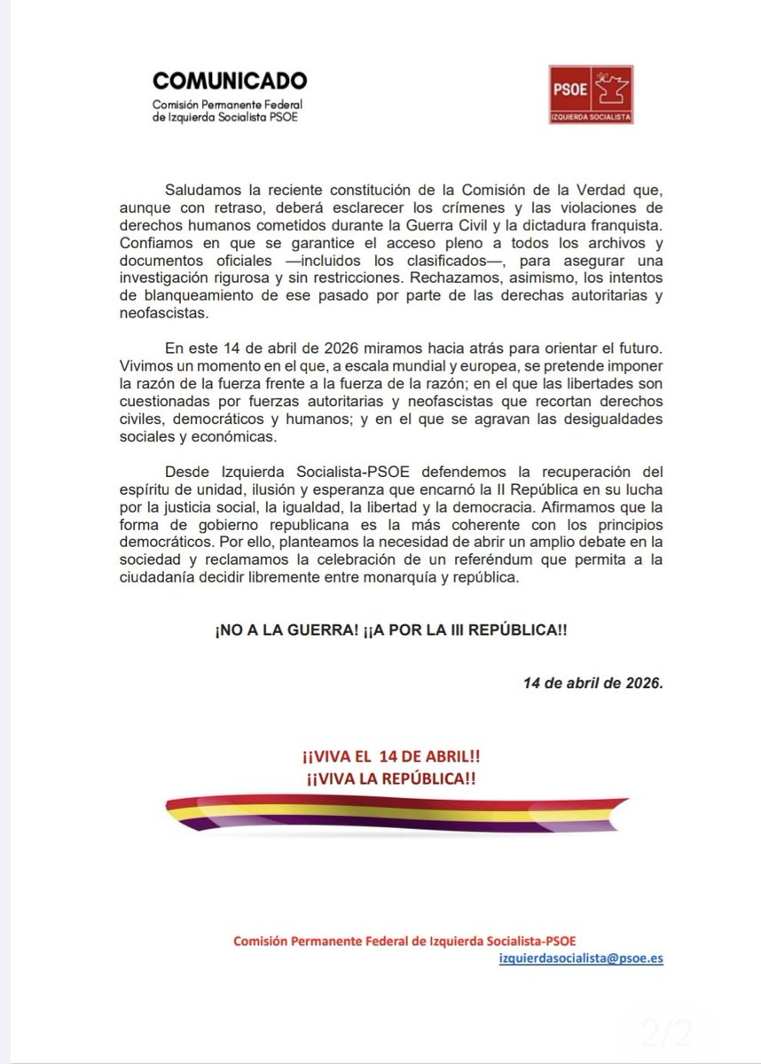 IS PSOE Andalucia tweet media