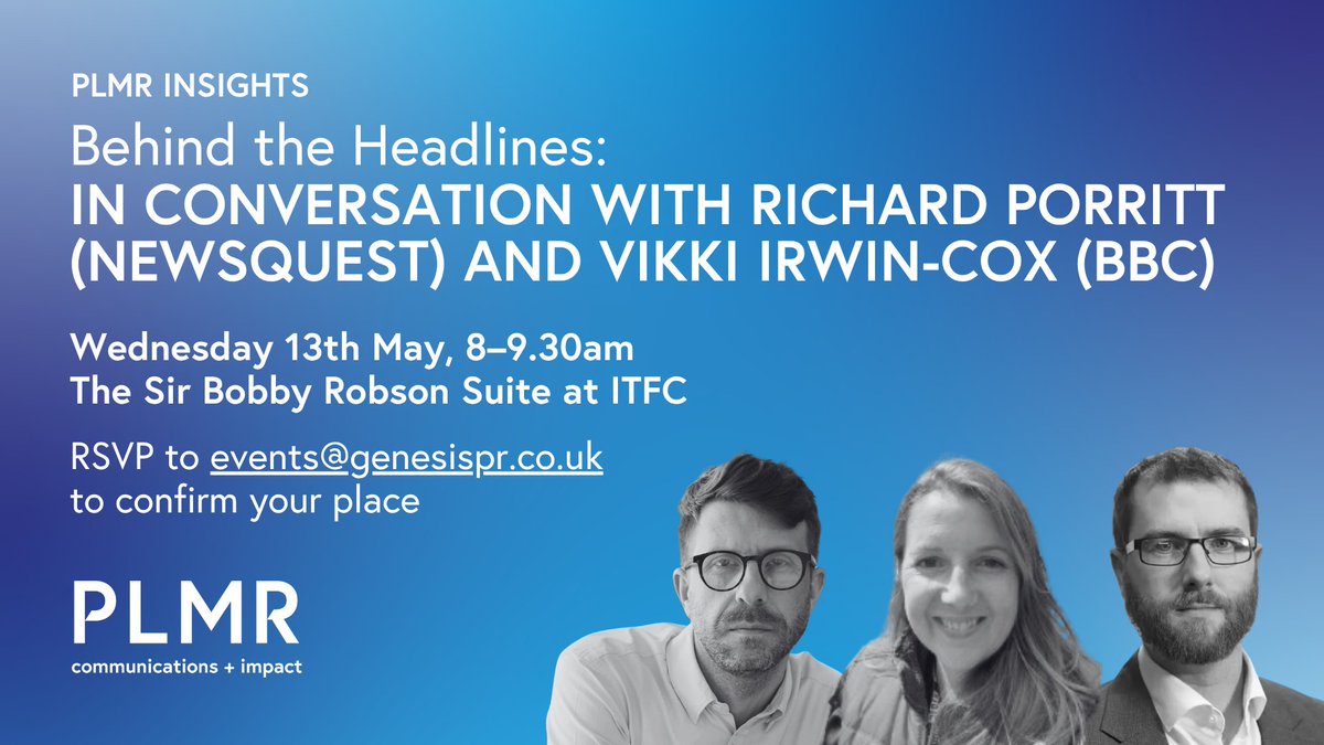 GenesisPRuk's tweet photo. Join us at Ipswich Town Football Club on Wednesday 13 May for a breakfast panel exploring the future of regional media 🎥

🔵 Date: Wednesday 13 May
🔵 Time: 8:00–9:30am
🔵 Location: Sir Bobby Robson Suite, Ipswich Town Football Club
 
Email events@genesispr.co.uk to RSVP! https://t.co/TdafG0f3TX