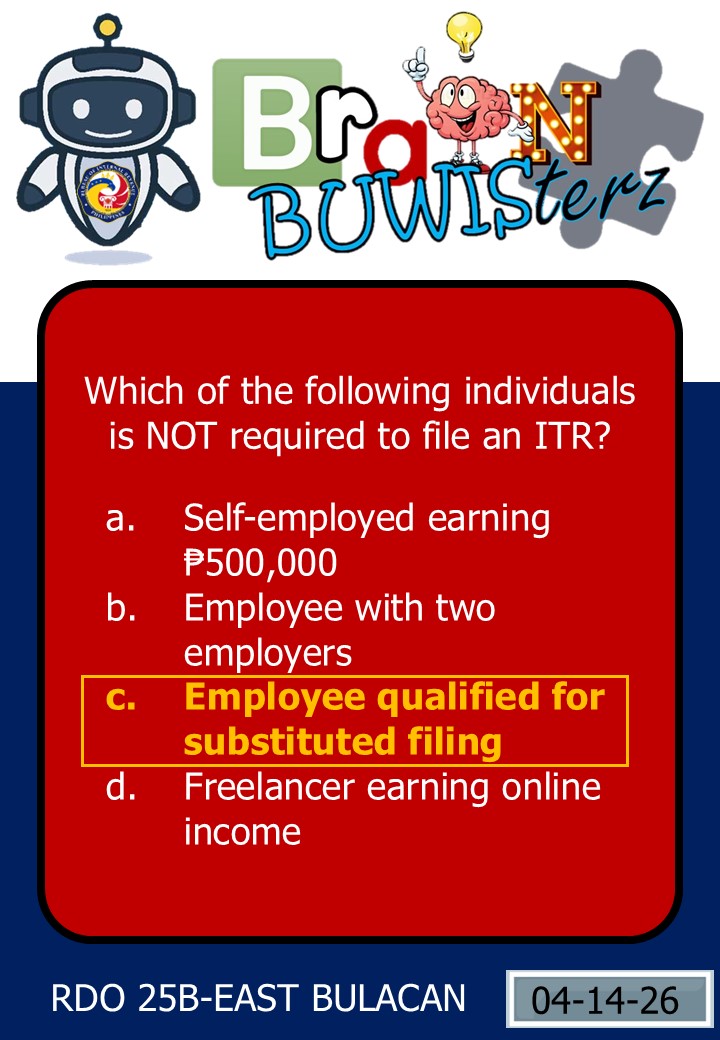 BIR Revenue District Office 25B - East Bulacan tweet media