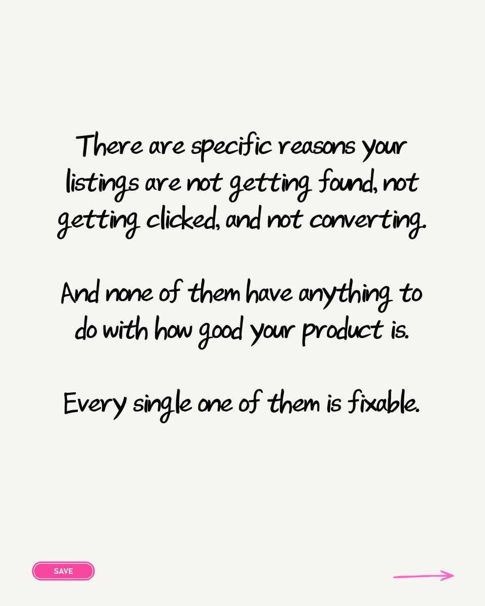 You’re not the problem. Your Etsy listing is…