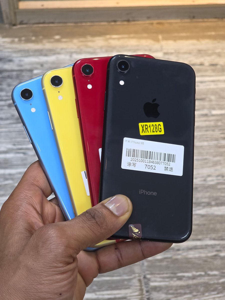 fogadgets1's tweet photo. Direct UK Used iPhone XR 64GB N215,000 ; 128GB N245,000

Hurry 🏃🏻‍♂️🏃🏻‍♂️🏃🏻‍♂️

Delivery &amp; Pickup options available 

📌 Note: Prices are subject to change due to fluctuations in foreign exchange rates.

Dm to place order 
Call / WhatsApp: 08075031899 https://t.co/L1wPO7zSEU