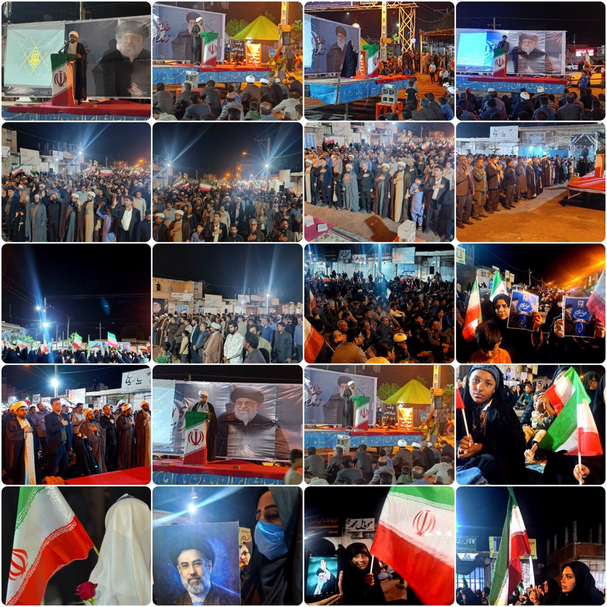 حضور بی نظیر مردم در میدان 
#تا_پای_جان_برای_ایران 
#حضور_مقدس