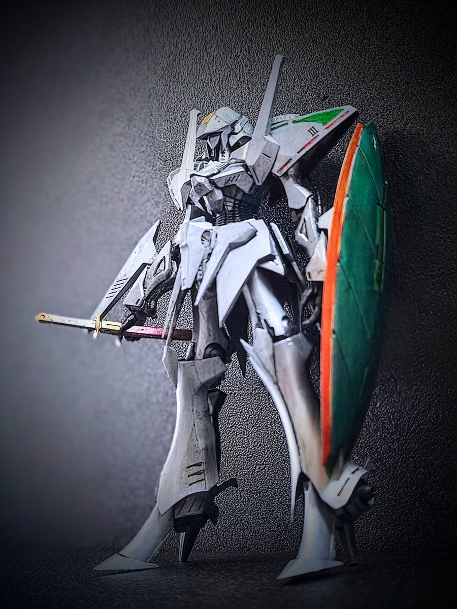 rinkunpapa0327's tweet image. #ファイブスター物語
#fss
#wave
#筆塗り
今年２体目のモータヘッド完成。wave製のエンゲージSR3。