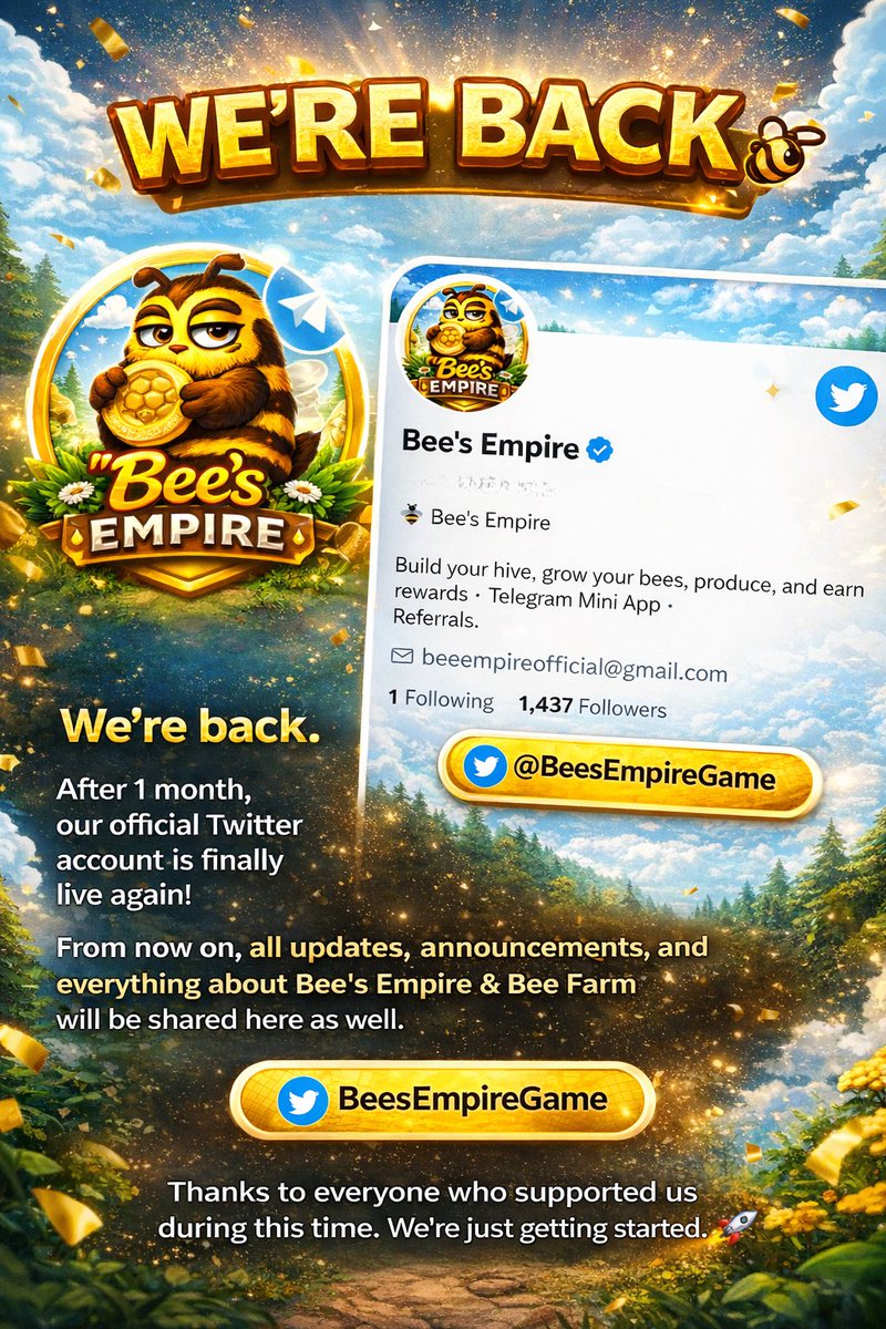Bee's Empire tweet media