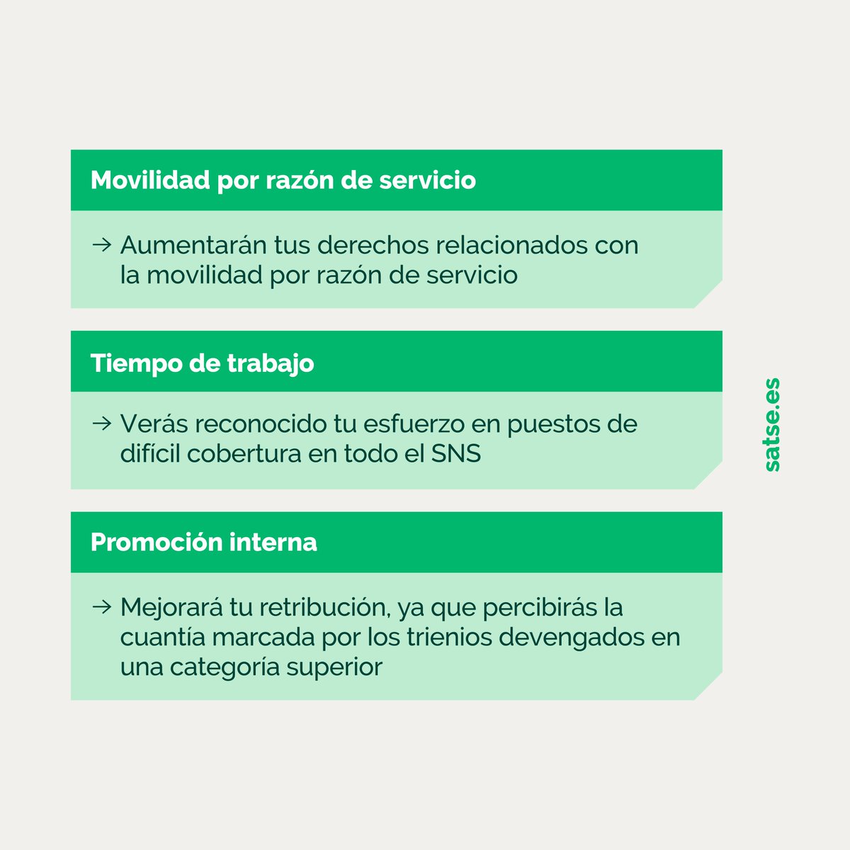 Más mejoras del Anteproyecto de Ley de #EstatutoMarco en materia de empleo para enfermeras, fisioterapeutas y demás personal del SNS

Conócelas👇

abrv.in/@estatuto-para…

#EstatutoParaAvanzar #Enfermeria #Fisioterapia