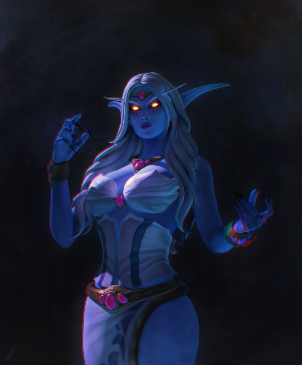 BeatriceStory22's tweet photo. "Still waters". 💜

#worldofwarcraft https://t.co/08aeT30OI2