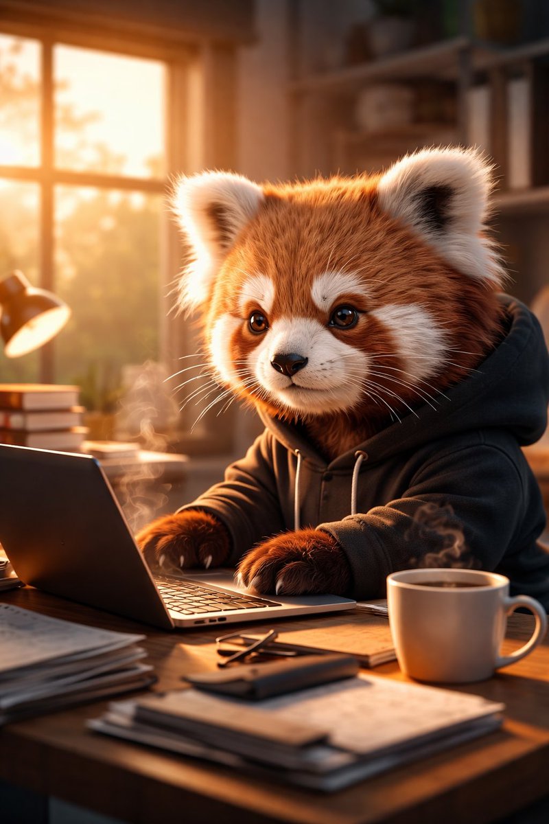 Good morning Red Panda Family ☀️🐼

We’re up early and still grinding.

Day by day, we keep building, improving, and pushing forward — no shortcuts, just real work behind the scenes.

The vision is getting clearer.
The community is getting stronger.

Stay locked in… we’re not