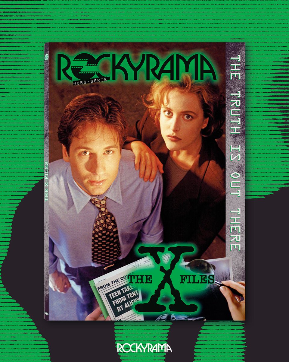 Rockyramaclub's tweet photo. En 1993, une série débarque sur les écrans américains et s’apprête à provoquer un raz-de-marée. Deux agents du FBI, Scully et Mulder, sont affectés à un département un peu à part...

Rockyrama HS 13 : X-Files 🛸
Disponible dès maintenant sur notre shop 👉 https://t.co/M4zshBWS7J https://t.co/8cHNwX7nSF