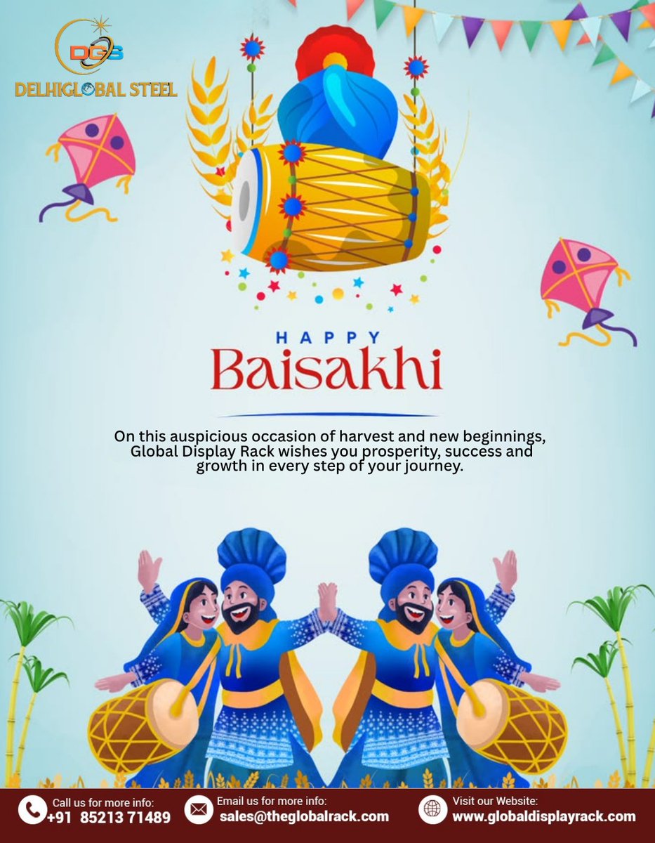 delhiglobal_'s tweet image. This Baisakhi, Upgrade Your Business Space

With Global Display Rack,
make your store more organized, attractive &amp;amp; growth-ready.

💛 Wishing you a successful and prosperous Baisakhi

📞 +91 85213 71489
🌐 globaldisplayrack.com

#HappyBaisakhi #RetailDisplay #GlobalDisplayRack
