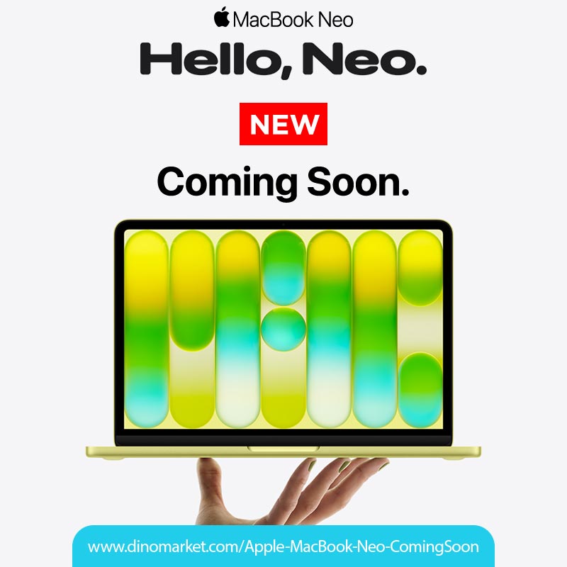 DINOMARKET's tweet photo. 💻 COMING SOON! 💻

NEW MacBook Neo! Performa tinggi, desain elegan dan teknologi masa depan dalam genggaman Anda. Cocok untuk kerja, bisnis dan kreativitas tanpa batas 

Segera hadir-Stay tuned!

Klik disini : https://t.co/csLjea5YWN https://t.co/14dXIohrkb