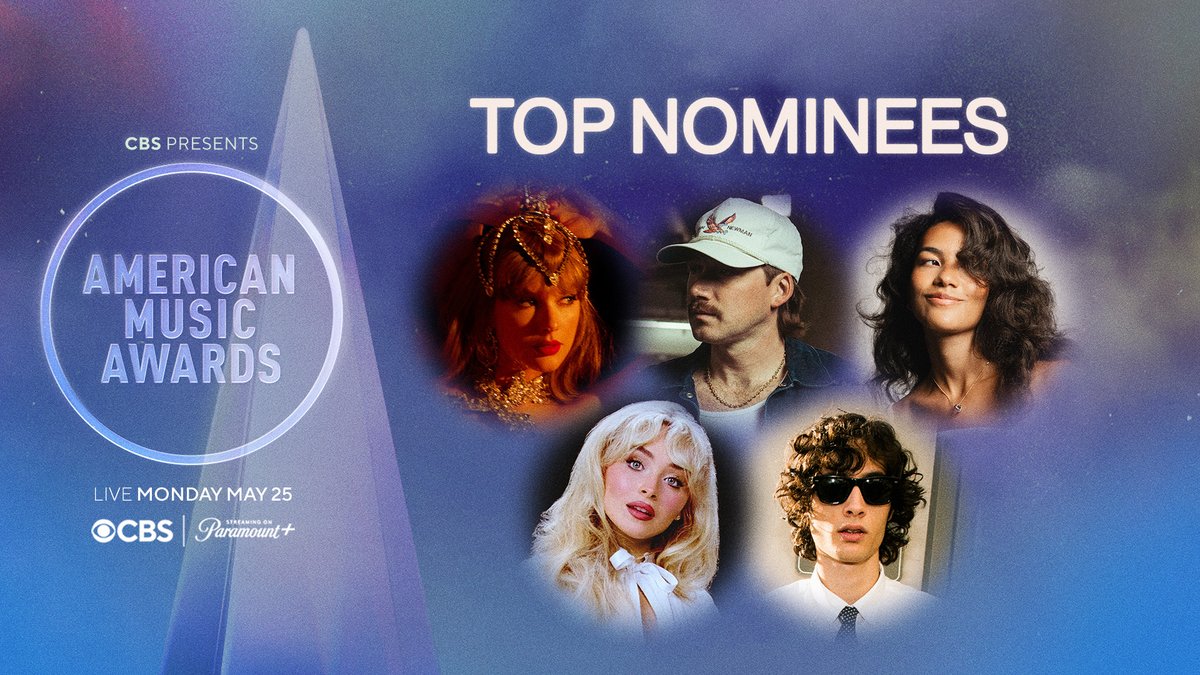 AMAs's tweet photo. 👏 CONGRATS to the 52nd #AMAs nominees! 

See the full list of noms ➡️ https://t.co/sIx5AOco7M https://t.co/3U3tSyL1lk