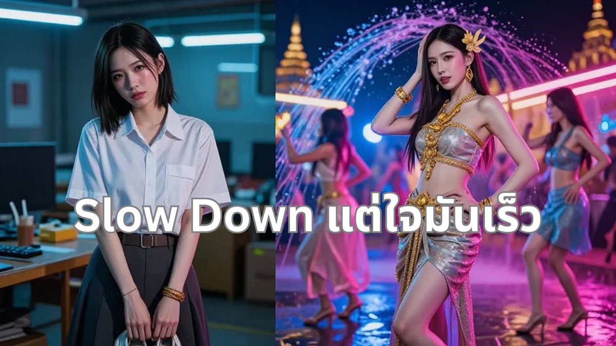 focaldirect's tweet photo. Slow Down... แต่ใจมันเร็ว - Modern Thai luk thung - @AiSong-STE https://t.co/nvl8fPvxGI via @YouTube https://t.co/BNvuJnT4nw
