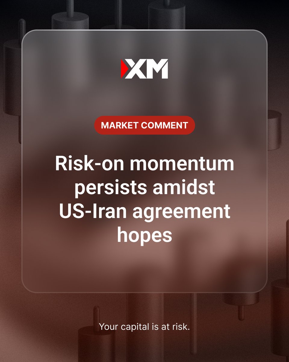 XM_COM's tweet photo. Reports of fresh #US #Iran talks as the US blocks #Hormuz; #USD &amp; US #equity indices return to pre-crisis levels; #Gold’s underperformance persists; Rich #Fedspeak, packed earnings releases &amp; data today.
 
Our daily commentary 👉 https://t.co/lXxdeDOd4G
 
#XM #MarketComment https://t.co/r1hsj5r8DY