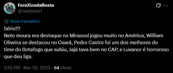 Eu avisei tweet media