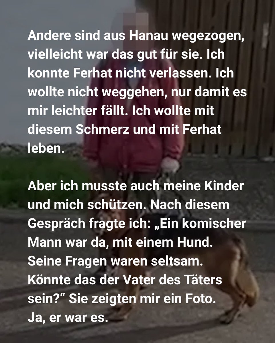BI_FerhatUnvar's tweet photo. Teil 1/2

Der Vater des Täters des rechtsterroristischen Anschlags in Hanau ist gestorben. 

„Was war der Preis dafür, deinen Sohn mit Hass zu erziehen?", fragt Serpil Temiz Unvar, Mutter von Ferhat Unvar. https://t.co/aRe7HXkswe