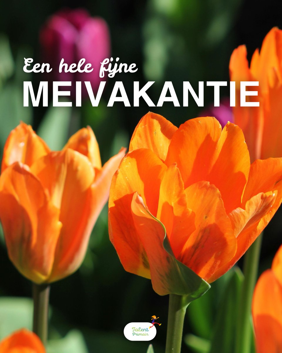 Agenda leeg. Wekker uit. Brein op vakantie-modus! 😊

Namens Talent Primair: een hele fijne meivakantie! 🌷

#meivakantie #vakantie #talentprimair